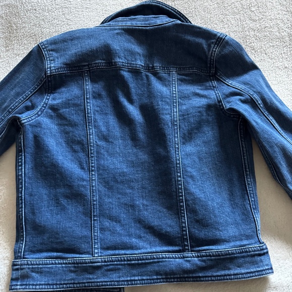 Kate Spade Classic Denim Jacket, Size extra small, Color in indigo blue - Picture 2 of 11